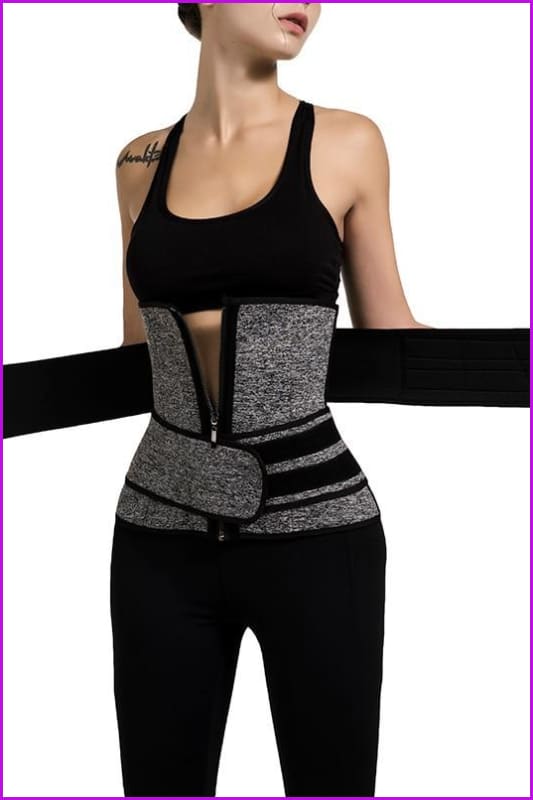 High Quality Sauna Waist Trainer Corset Sweat Waist Trainer Belt S-3XL - Furdela