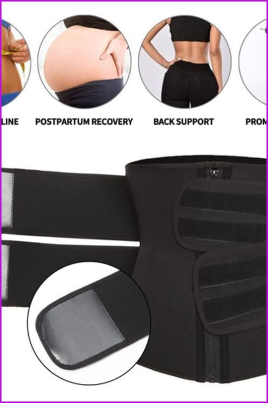High Quality Sauna Waist Trainer Corset Sweat Waist Trainer Belt S-3XL - Furdela