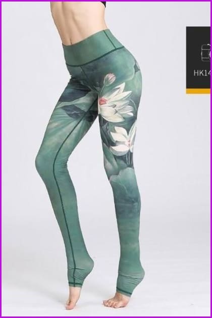 High Waist Yoga Leggings Tight Pants DE115 - Furdela