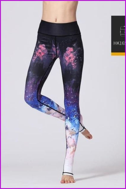 High Waist Yoga Leggings Tight Pants DE115 - Furdela