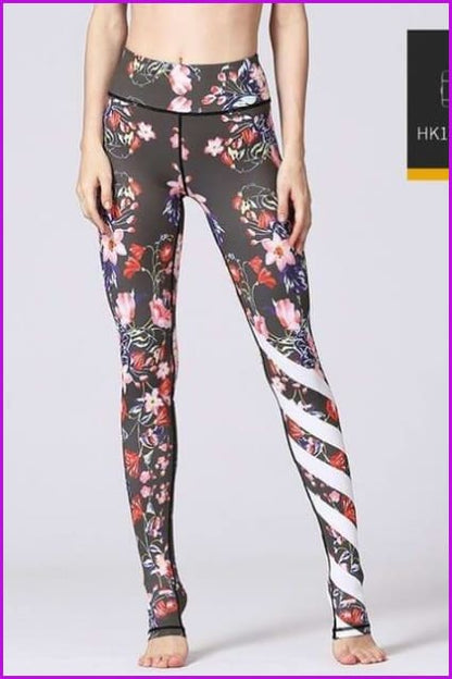 High Waist Yoga Leggings Tight Pants DE115 - Furdela