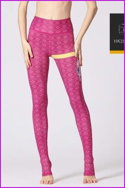 High Waist Yoga Leggings Tight Pants DE115 - Furdela