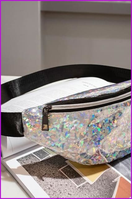 Hologram Fanny Pack Waist Bag F119 - Furdela