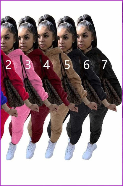 Hoodies Jogger Sweat Suits - Furdela