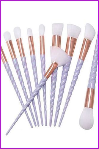 Hot 10pcs Unicorn Makeup Brushes Set - Furdela