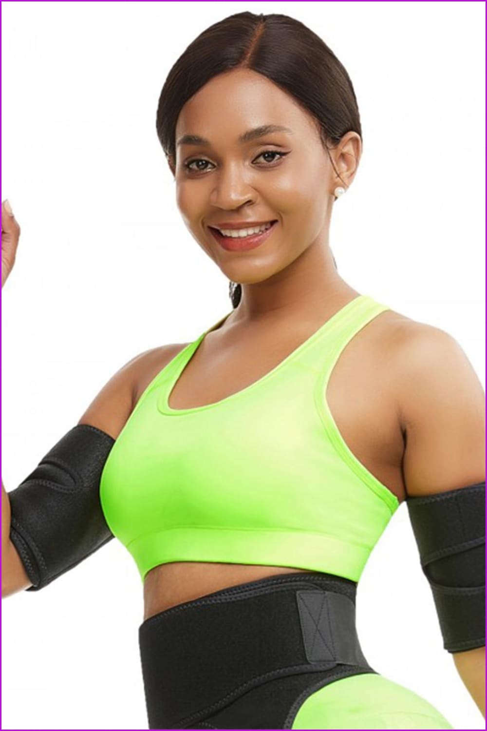 Hot Sweat Arm Trimmers for Women Weight Loss Slimmer Wraps Lose Arm Fat F794 - Furdela