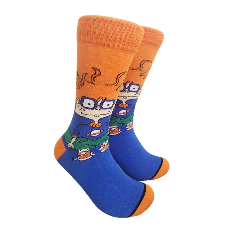 Pattern Print Polyester Socks BO5089 Furdela