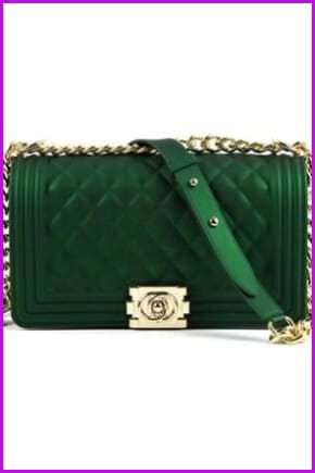 Jelly Solid Color Shoulder Cross Body Book Bag F045 - Furdela