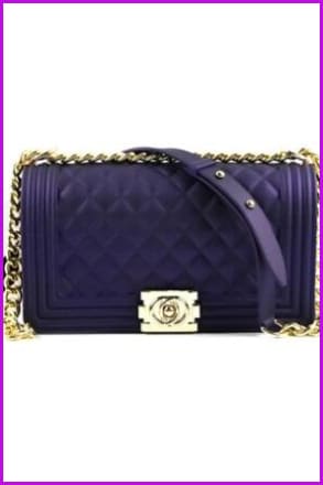 Jelly Solid Color Shoulder Cross Body Book Bag F045 - Furdela