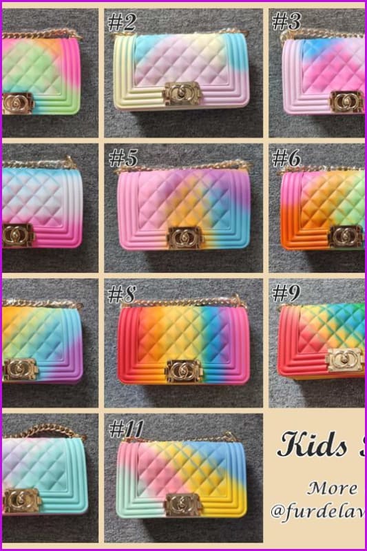 Kids Jelly Purse Bag F924 - Furdela