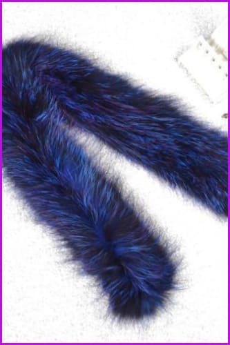 Knitted Natural Whole Fox Fur Scarf - Furdela Wholesale