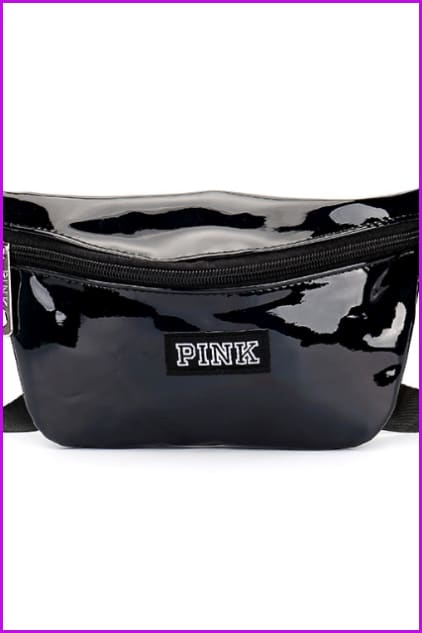 Laser Fanny Pack Pink Girl Bag Waist Bag Women Travel Handbags F093 - Furdela