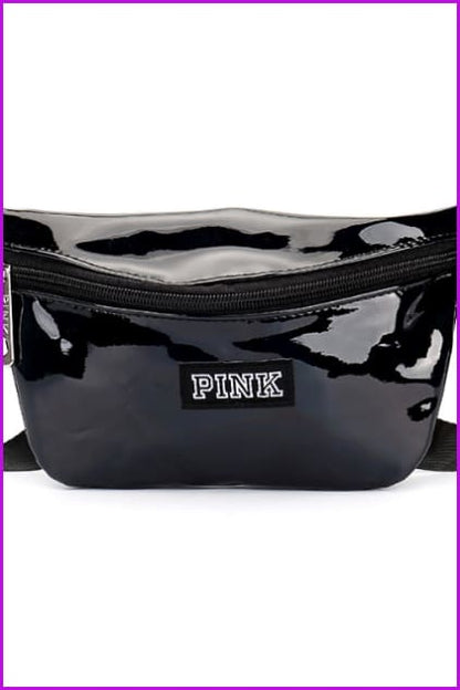 Laser Fanny Pack Pink Girl Bag Waist Bag Women Travel Handbags F093 - Furdela