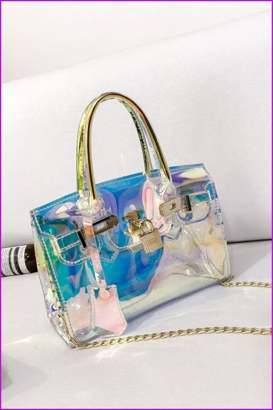 Laser Transparent Crossbody Bags F400 - Furdela