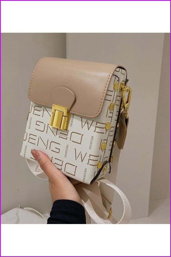 Letter Print Fashion Bag For Women - Furdela Wholesale