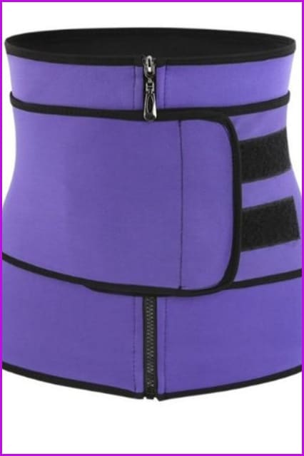 {Logo Order Page} Black/Purple/Hot Pink/Blue Waist Trainer F345 - Furdela