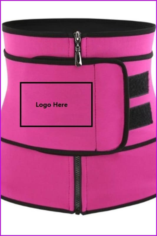 {Logo Order Page} Black/Purple/Hot Pink/Blue Waist Trainer F345 - Furdela