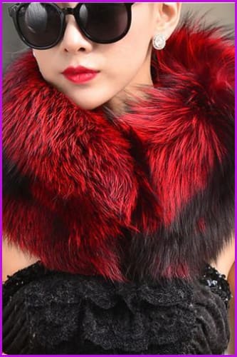 Luxury 100% Real Genuine Fox Fur Scarf - Furdela