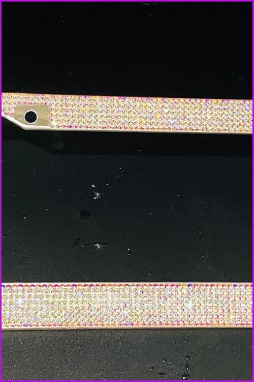 Luxury Bling Rhinestone Premium Crystal Car License Plate Frame F2321 - Furdela