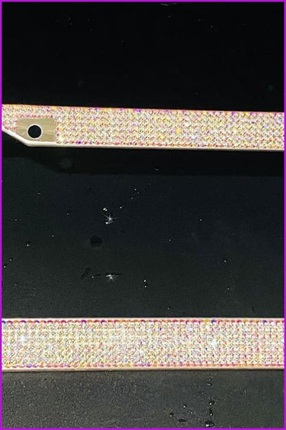 Luxury Bling Rhinestone Premium Crystal Car License Plate Frame F2321 - Furdela