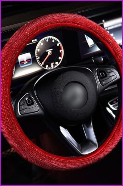 Luxury Crystal Car Steering Wheel Covers F13765 - Furdela