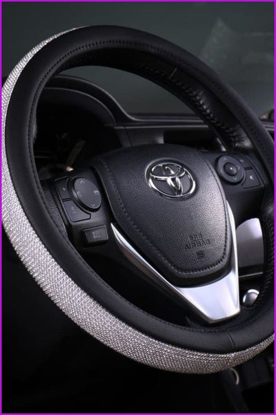 Luxury Crystal Car Steering Wheel Covers F13765 - Furdela