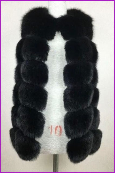Luxury Fox Fur Gilet 70cm DO1400 - Furdela