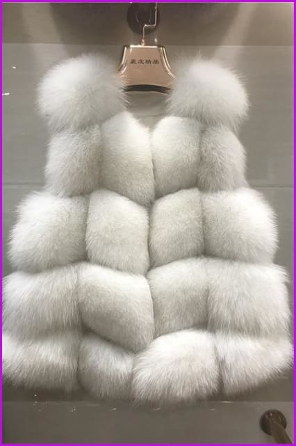 Luxury Fox Fur Gilet DO1494 - Furdela