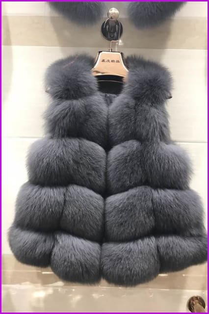 Luxury Fox Fur Gilet DO1494 - Furdela