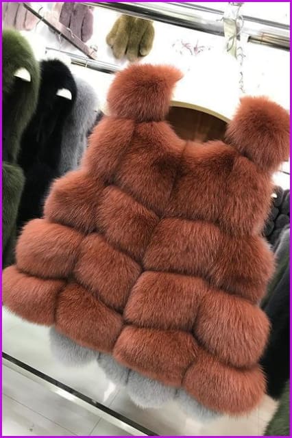 Luxury Fox Fur Gilet DO1494 - Furdela