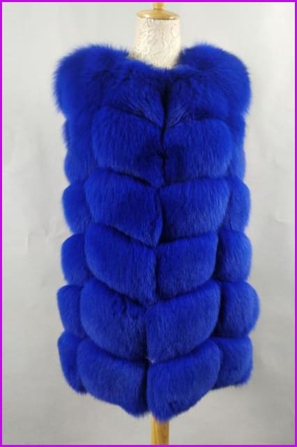 Luxury Warm Fluffy Faux Fur Gilet F2797 - Furdela