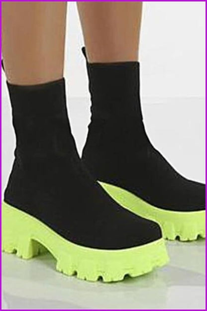 Mesh Breathable Socks Boots F2688 - Furdela Wholesale