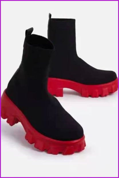 Mesh Breathable Socks Boots F2688 - Furdela Wholesale