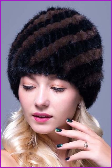 Mink Fur Hat DO775 - Furdela