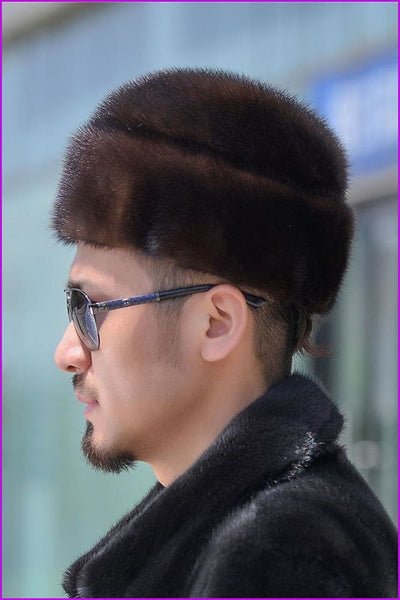 Mink Fur Mens Hat - Furdela