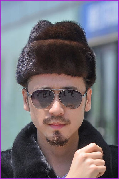 Mink Fur Mens Hat - Furdela