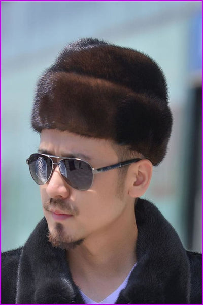 Mink Fur Mens Hat - Furdela
