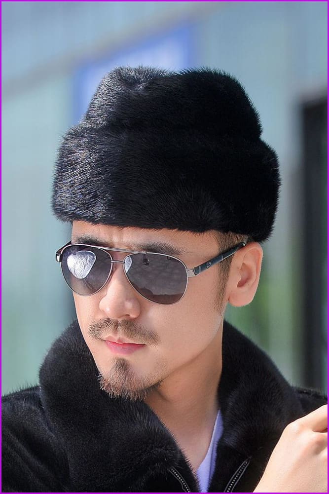 Mink Fur Mens Hat - Furdela