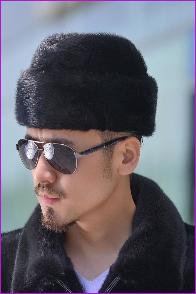 Mink Fur Mens Hat - Furdela