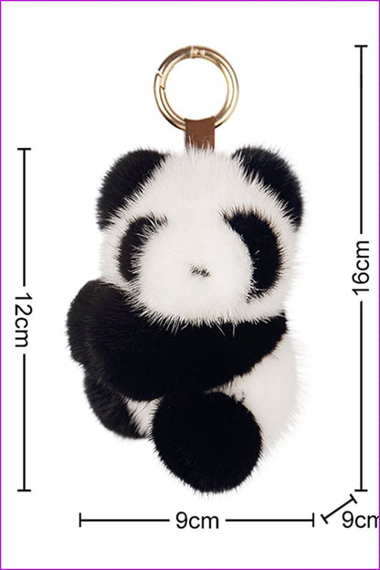 Mink Fur Panada Keychain - Furdela Wholesale