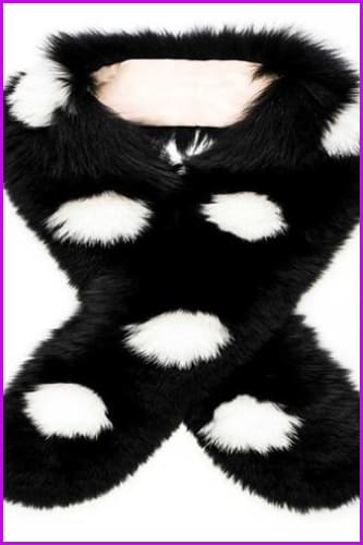 Mixcolored Fox Fur Scarf - Furdela Wholesale