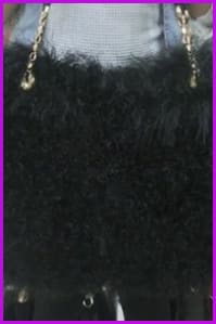 Mongolia Lamb Fur Handbag DF071 - Furdela