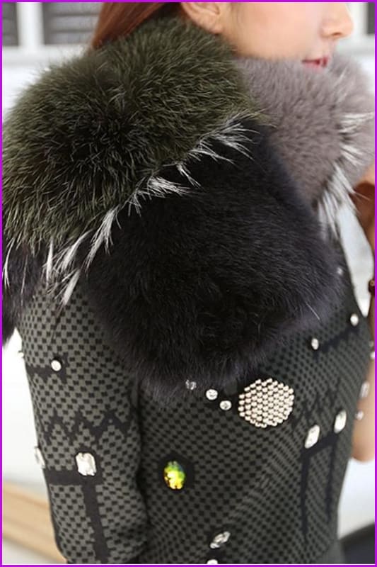 Multi Color Fox Fur Fluffy Scarf DO1348 - Furdela