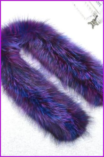 Multi Color Fox Fur Scarf DO1247 - Furdela