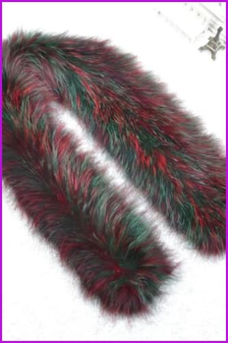 Multi Color Fox Fur Scarf DO1247 - Furdela