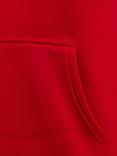 Men Figure Letter Print Kangaroo Pocket Hoodie AR7063