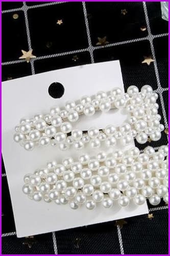 Pearls Hair Pins F1366 - Furdela