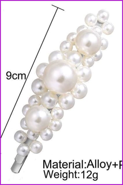 Pearls Hair Pins F1366 - Furdela