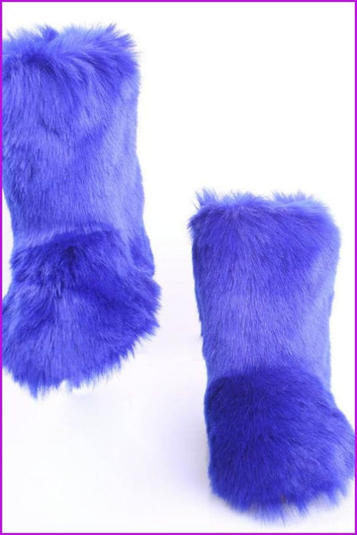 [Pre-sale] 10 Colors Faux Fur Winter Boots F193 - Furdela