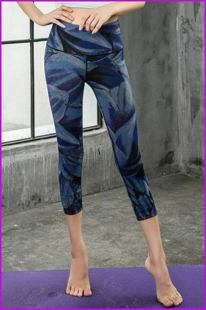 Print Leggings Dry Fit Sport Pant DE112 - Furdela